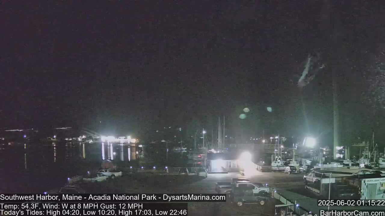 Acadia National Park, Southwest Harbor Live Cam - Maine, USA