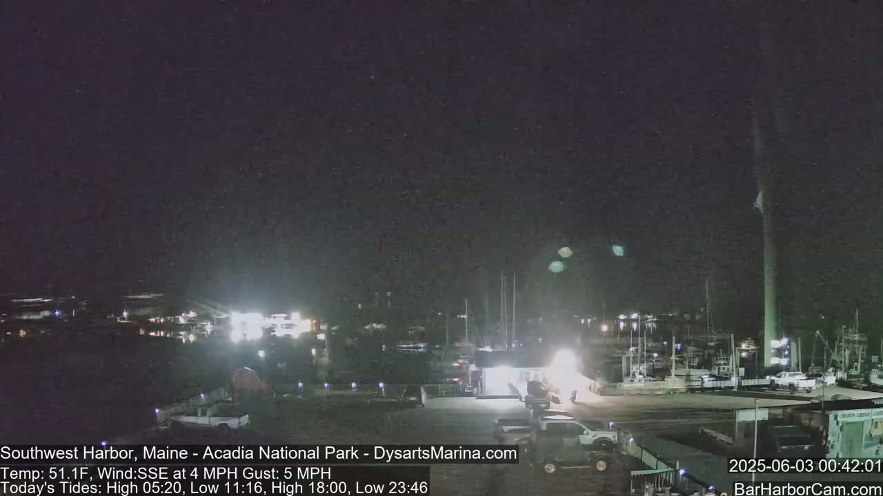 Acadia National Park, Southwest Harbor Live Cam - Maine, USA