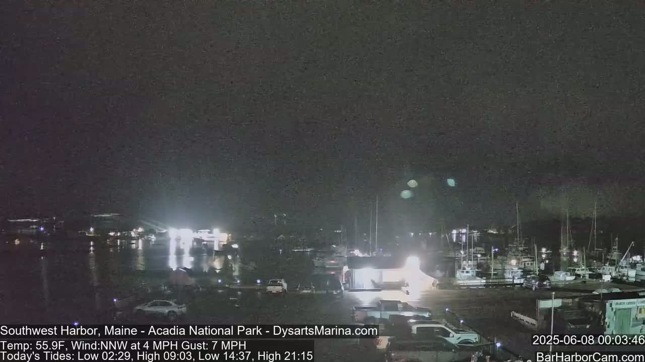 Acadia National Park, Southwest Harbor Live Cam - Maine, USA