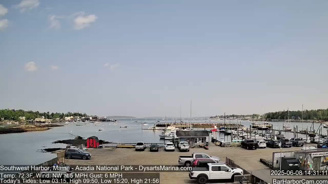 Acadia National Park, Southwest Harbor Live Cam - Maine, USA