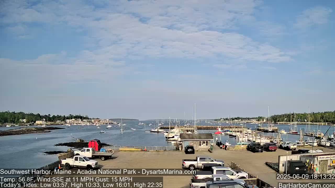 Acadia National Park, Southwest Harbor Live Cam - Maine, USA
