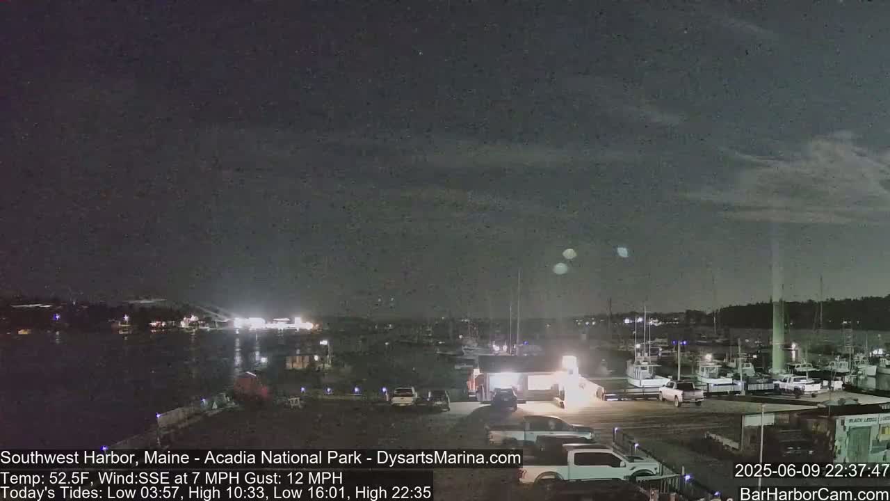Acadia National Park, Southwest Harbor Live Cam - Maine, USA