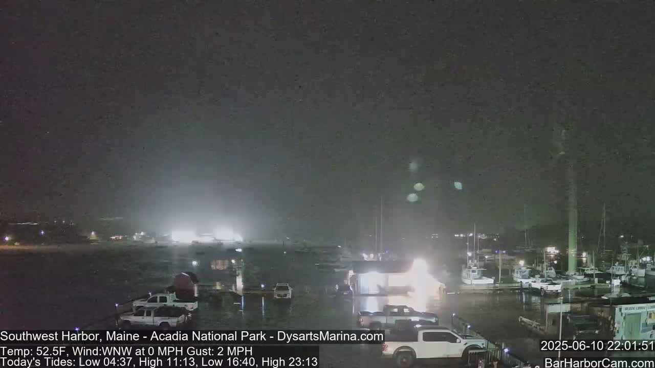 Acadia National Park, Southwest Harbor Live Cam - Maine, USA