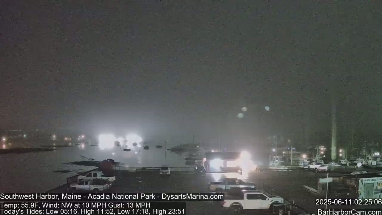 Acadia National Park, Southwest Harbor Live Cam - Maine, USA