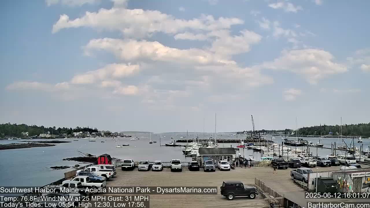 Acadia National Park, Southwest Harbor Live Cam - Maine, USA