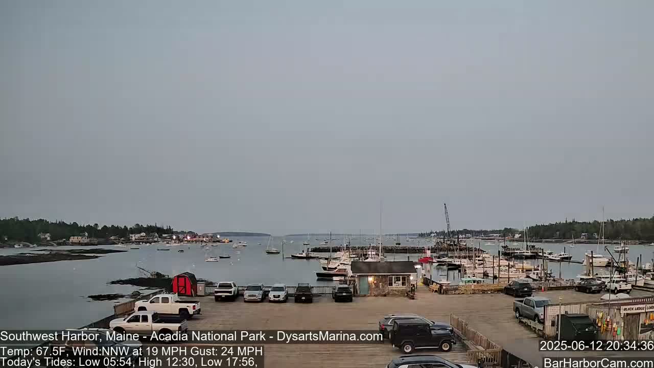 Acadia National Park, Southwest Harbor Live Cam - Maine, USA