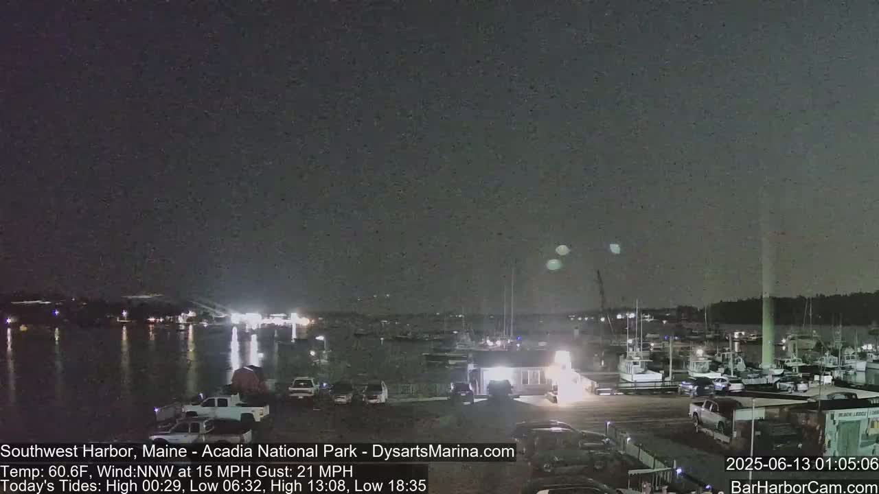 Acadia National Park, Southwest Harbor Live Cam - Maine, USA