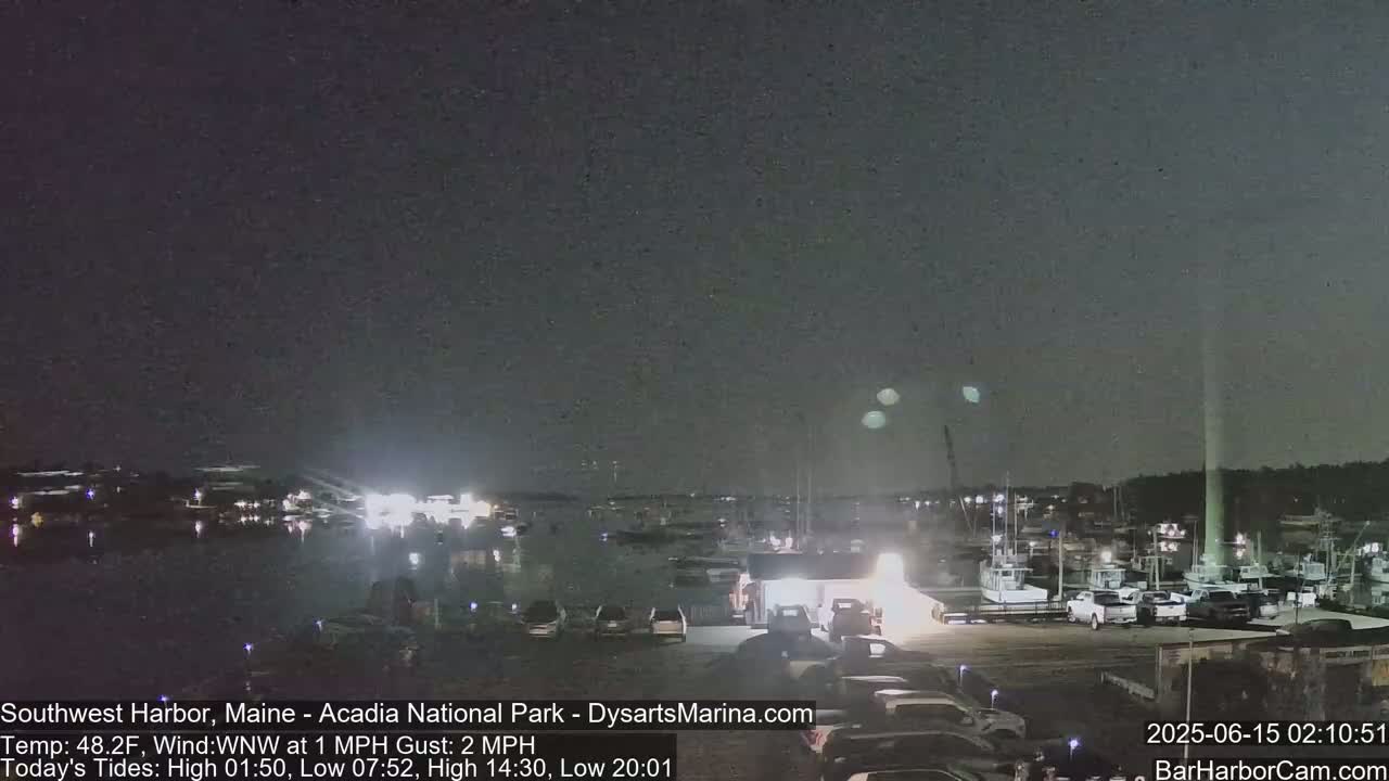 Acadia National Park, Southwest Harbor Live Cam - Maine, USA