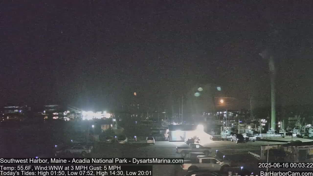 Acadia National Park, Southwest Harbor Live Cam - Maine, USA