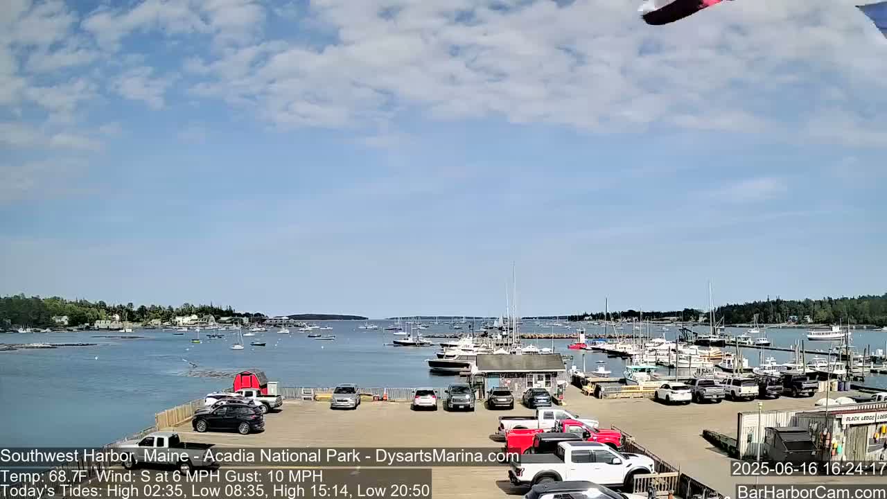 Acadia National Park, Southwest Harbor Live Cam - Maine, USA