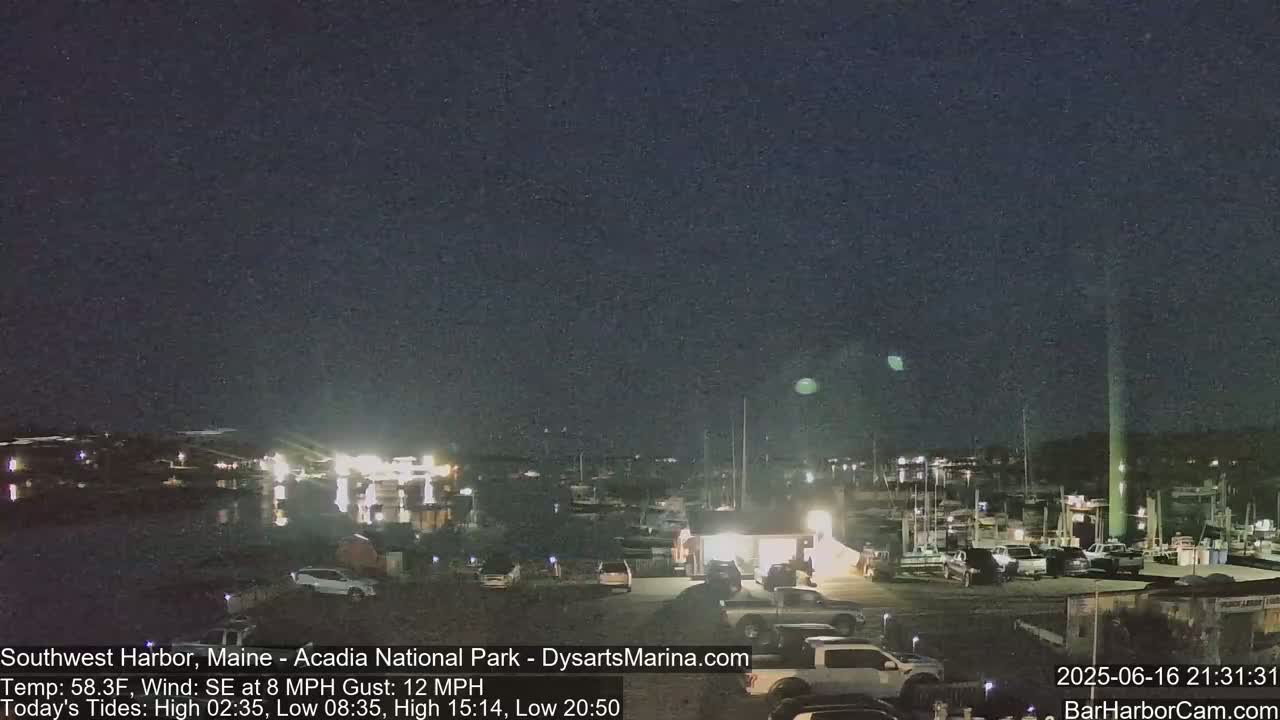 Acadia National Park, Southwest Harbor Live Cam - Maine, USA