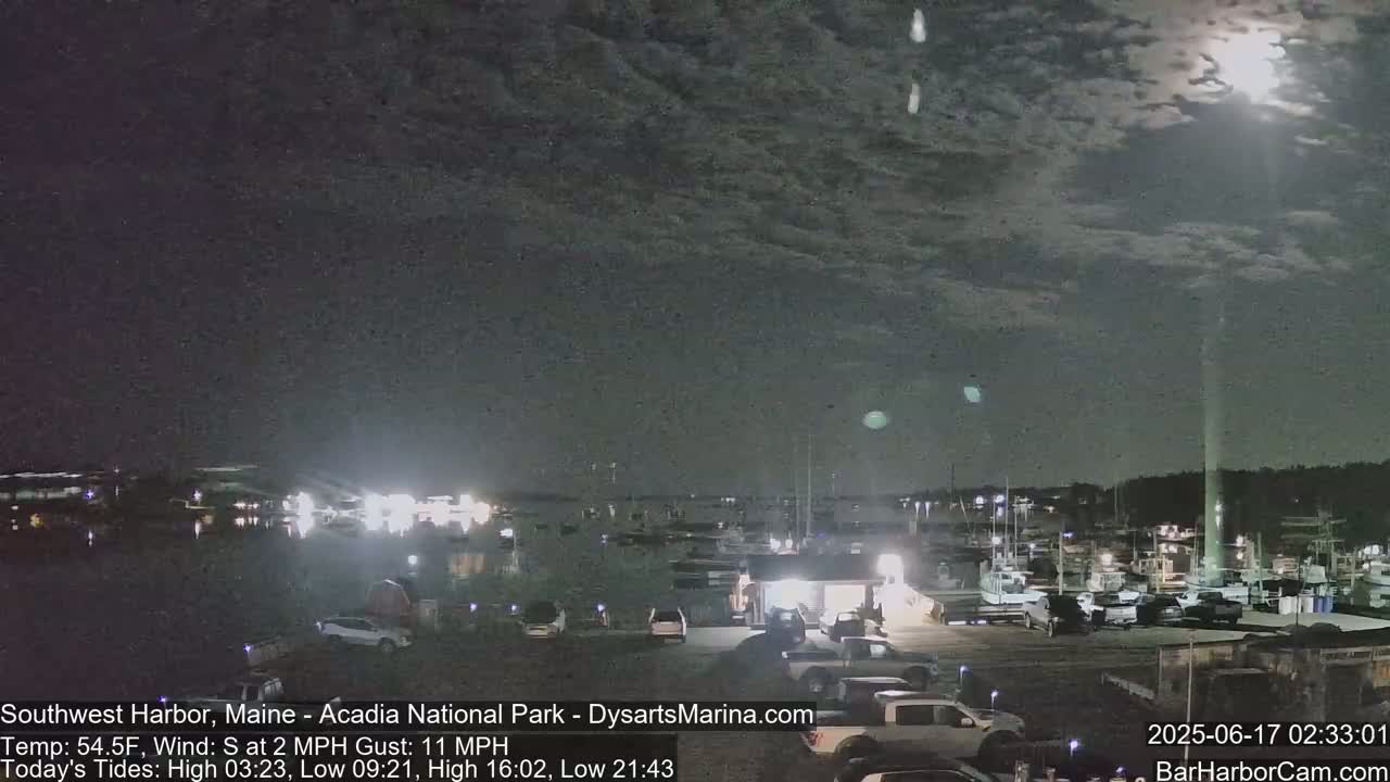 Acadia National Park, Southwest Harbor Live Cam - Maine, USA