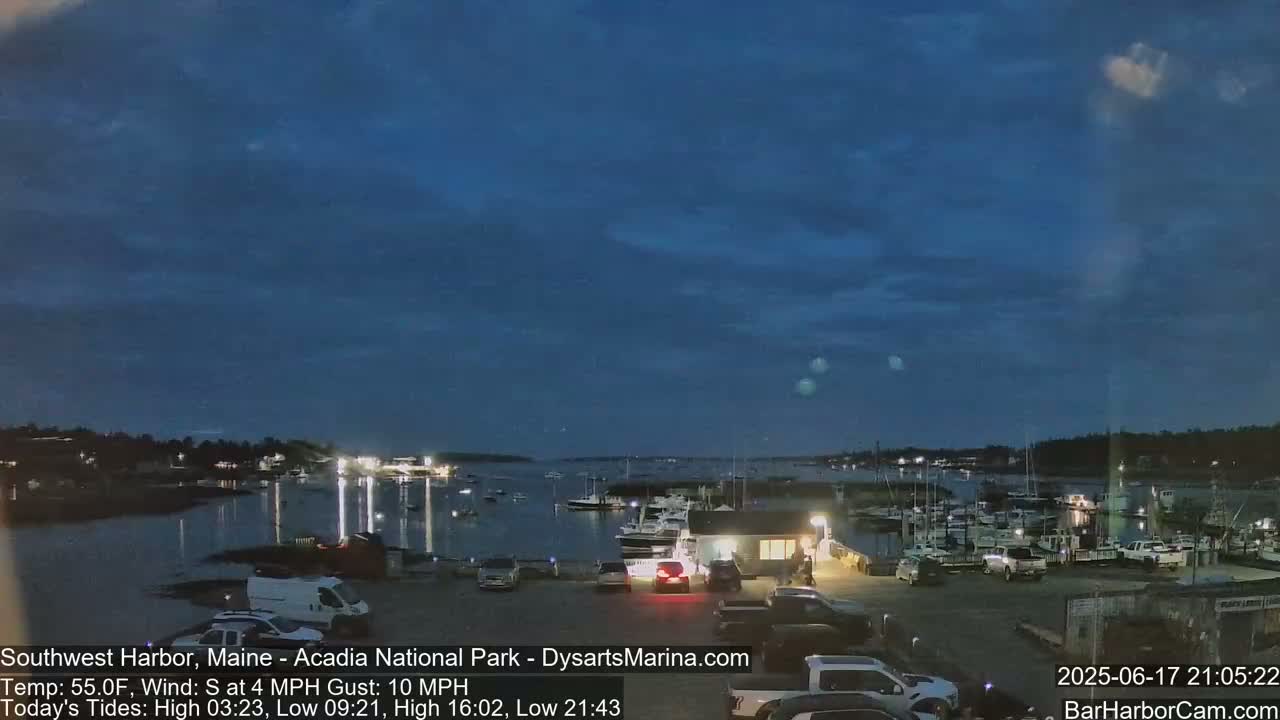 Acadia National Park, Southwest Harbor Live Cam - Maine, USA