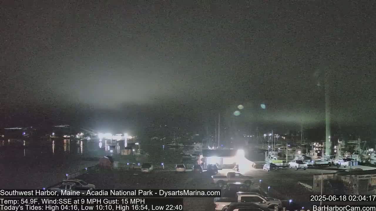 Acadia National Park, Southwest Harbor Live Cam - Maine, USA