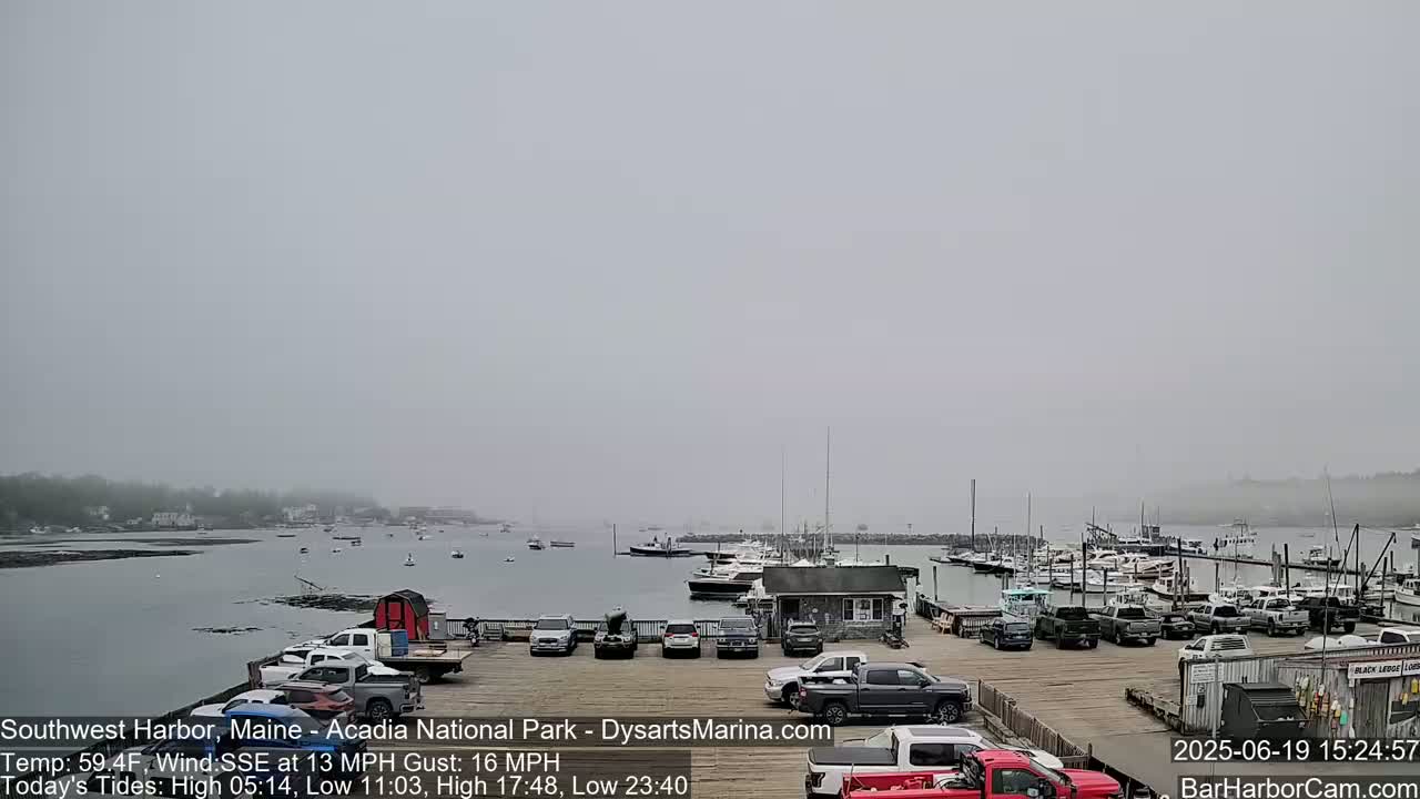 Acadia National Park, Southwest Harbor Live Cam - Maine, USA