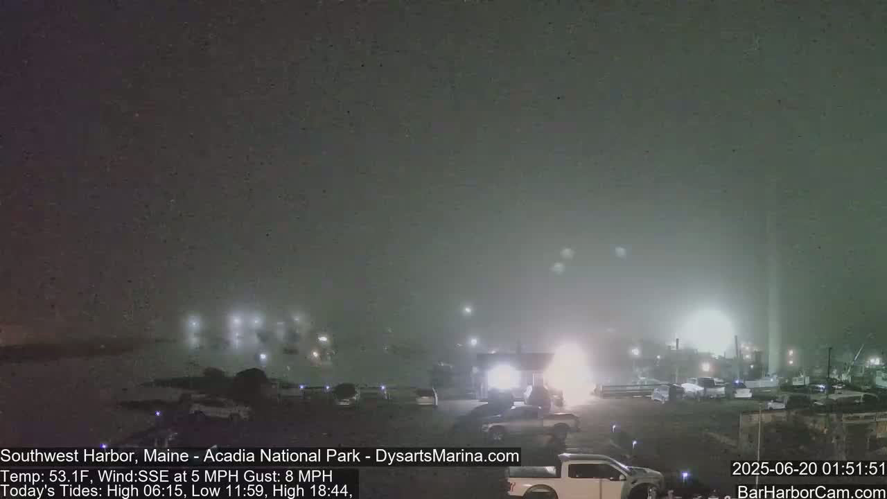 Acadia National Park, Southwest Harbor Live Cam - Maine, USA