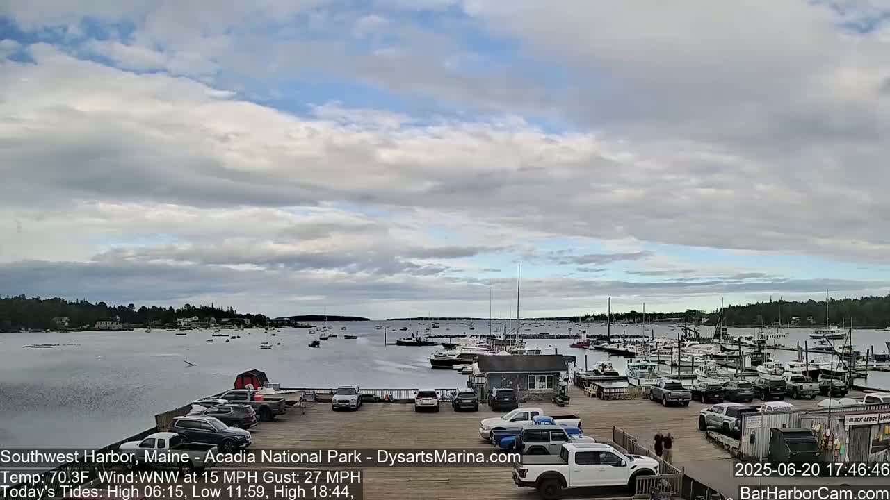 Acadia National Park, Southwest Harbor Live Cam - Maine, USA