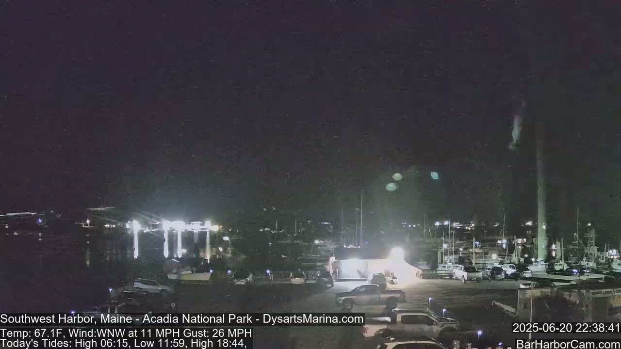 Acadia National Park, Southwest Harbor Live Cam - Maine, USA