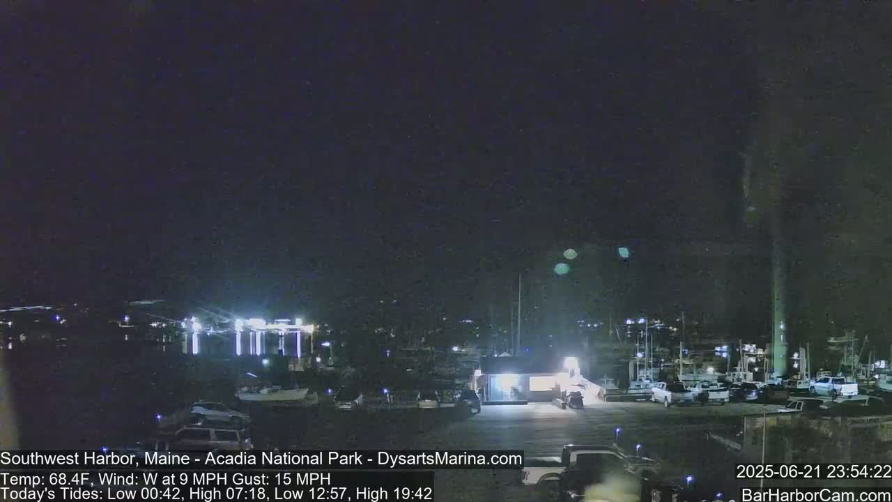 Acadia National Park, Southwest Harbor Live Cam - Maine, USA