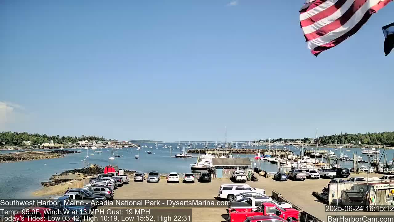 Acadia National Park, Southwest Harbor Live Cam - Maine, USA