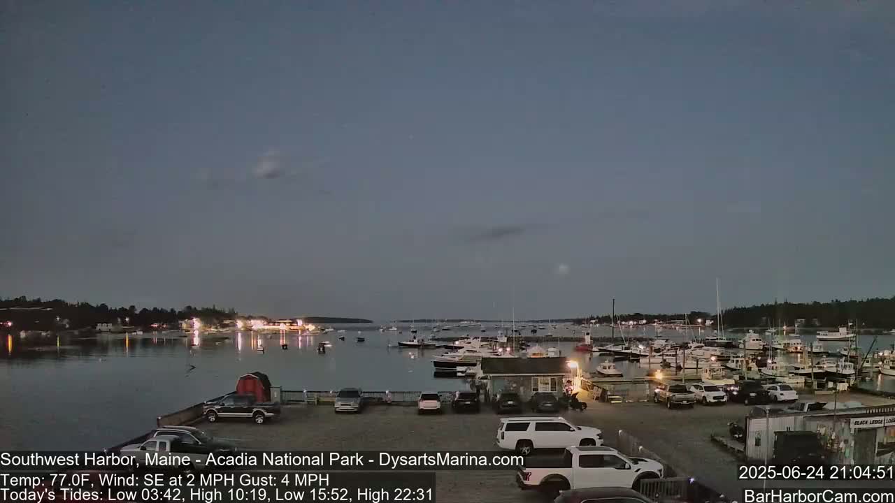 Acadia National Park, Southwest Harbor Live Cam - Maine, USA