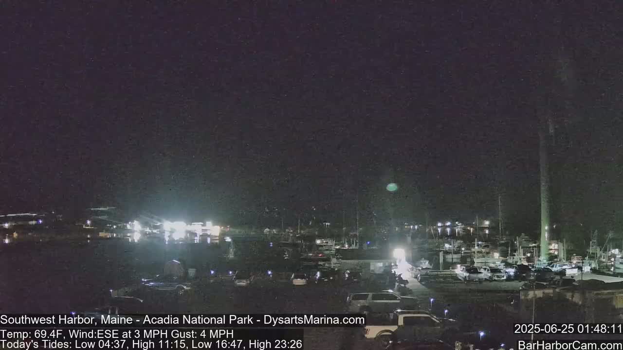 Acadia National Park, Southwest Harbor Live Cam - Maine, USA