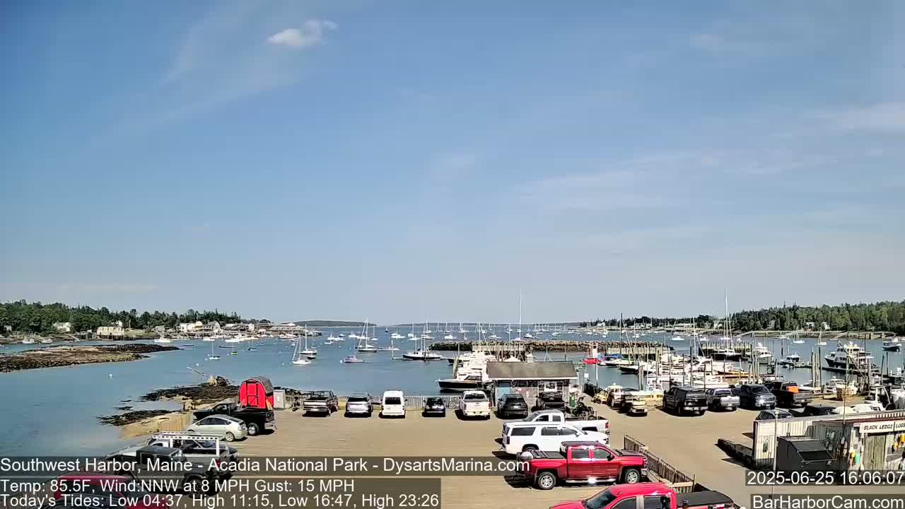 Acadia National Park, Southwest Harbor Live Cam - Maine, USA
