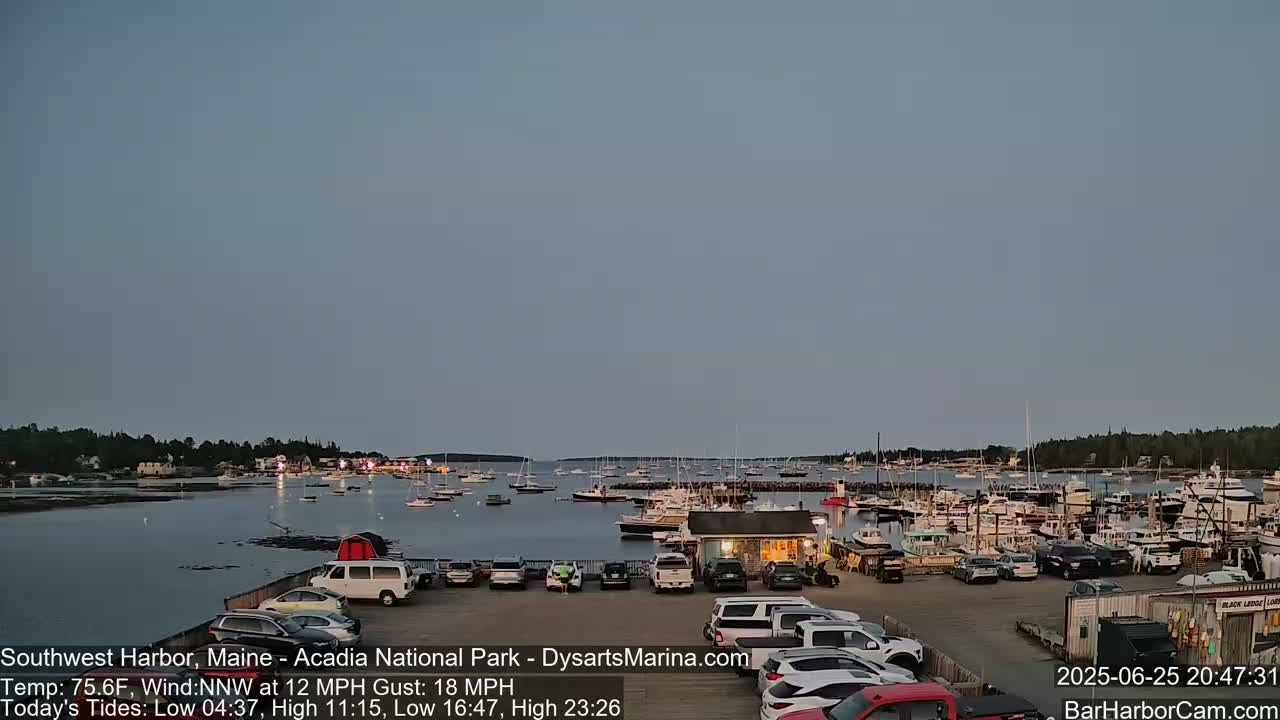 Acadia National Park, Southwest Harbor Live Cam - Maine, USA