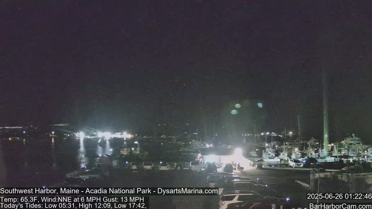 Acadia National Park, Southwest Harbor Live Cam - Maine, USA