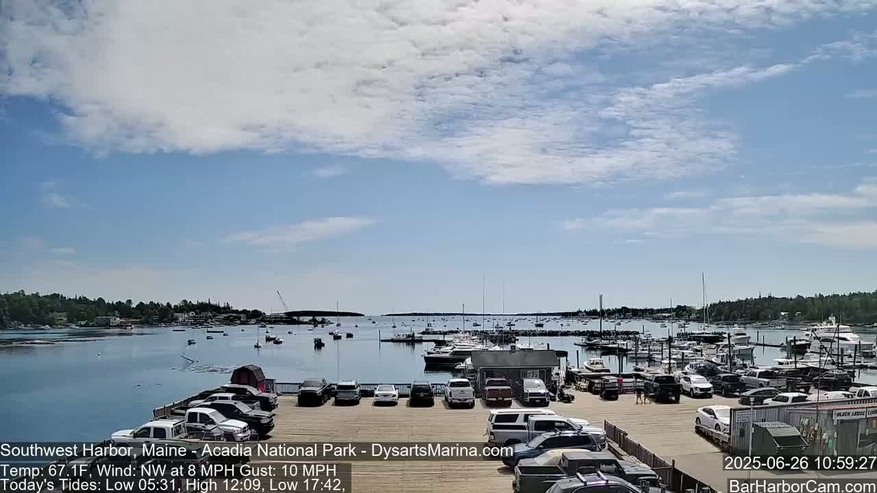 Acadia National Park, Southwest Harbor Live Cam - Maine, USA
