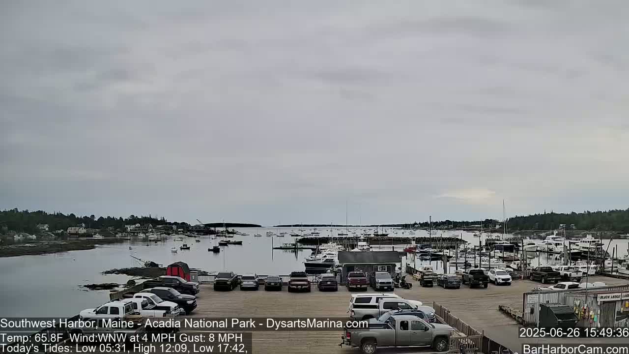 Acadia National Park, Southwest Harbor Live Cam - Maine, USA