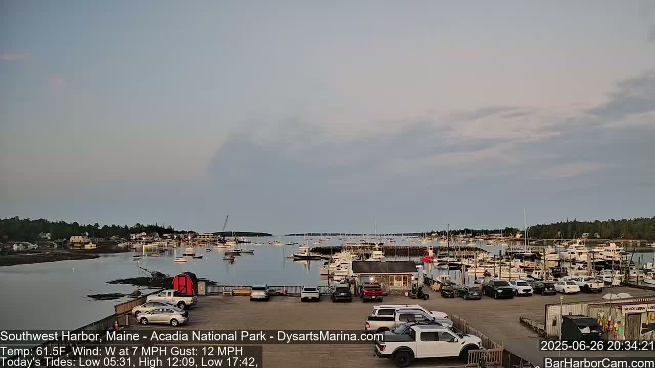 Acadia National Park, Southwest Harbor Live Cam - Maine, USA