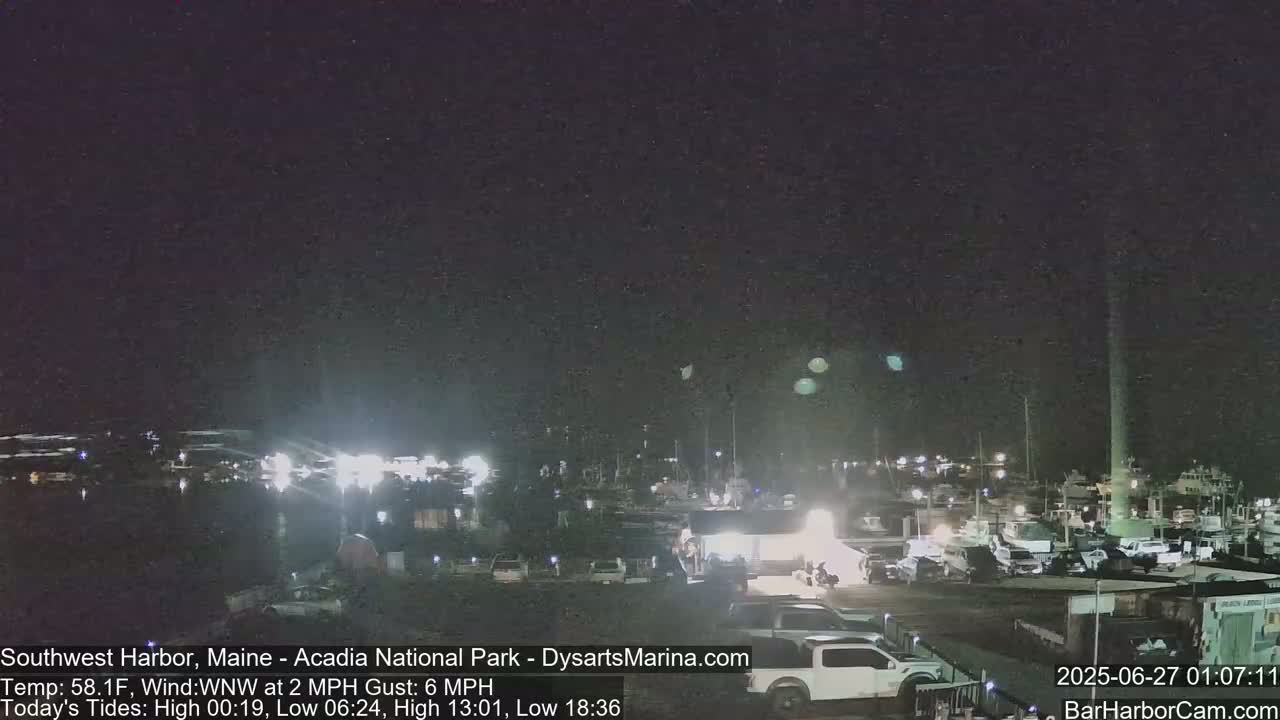 Acadia National Park, Southwest Harbor Live Cam - Maine, USA