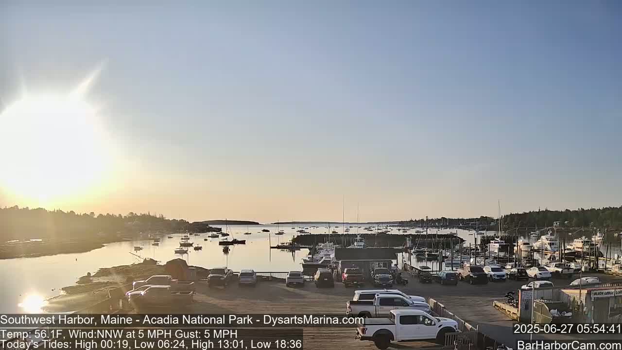 Acadia National Park, Southwest Harbor Live Cam - Maine, USA
