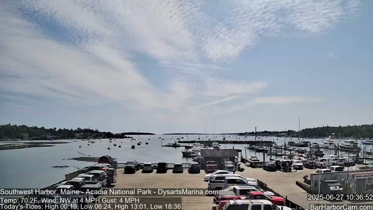 Acadia National Park, Southwest Harbor Live Cam - Maine, USA