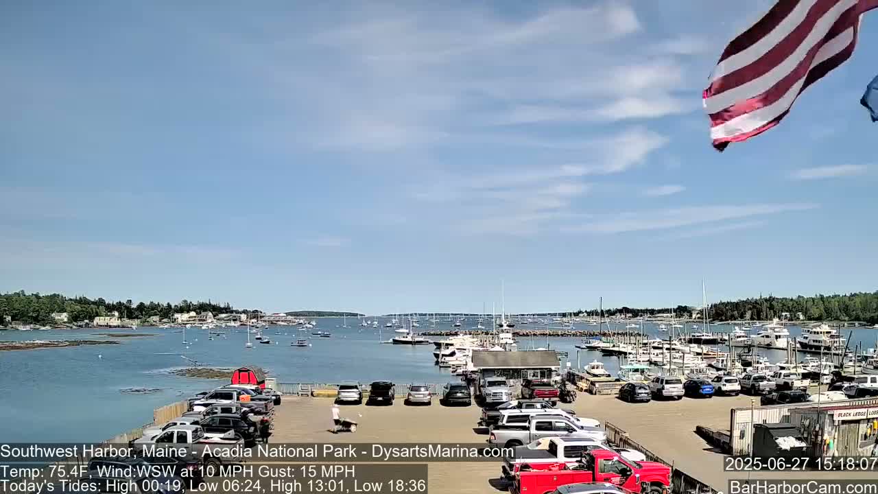 Acadia National Park, Southwest Harbor Live Cam - Maine, USA