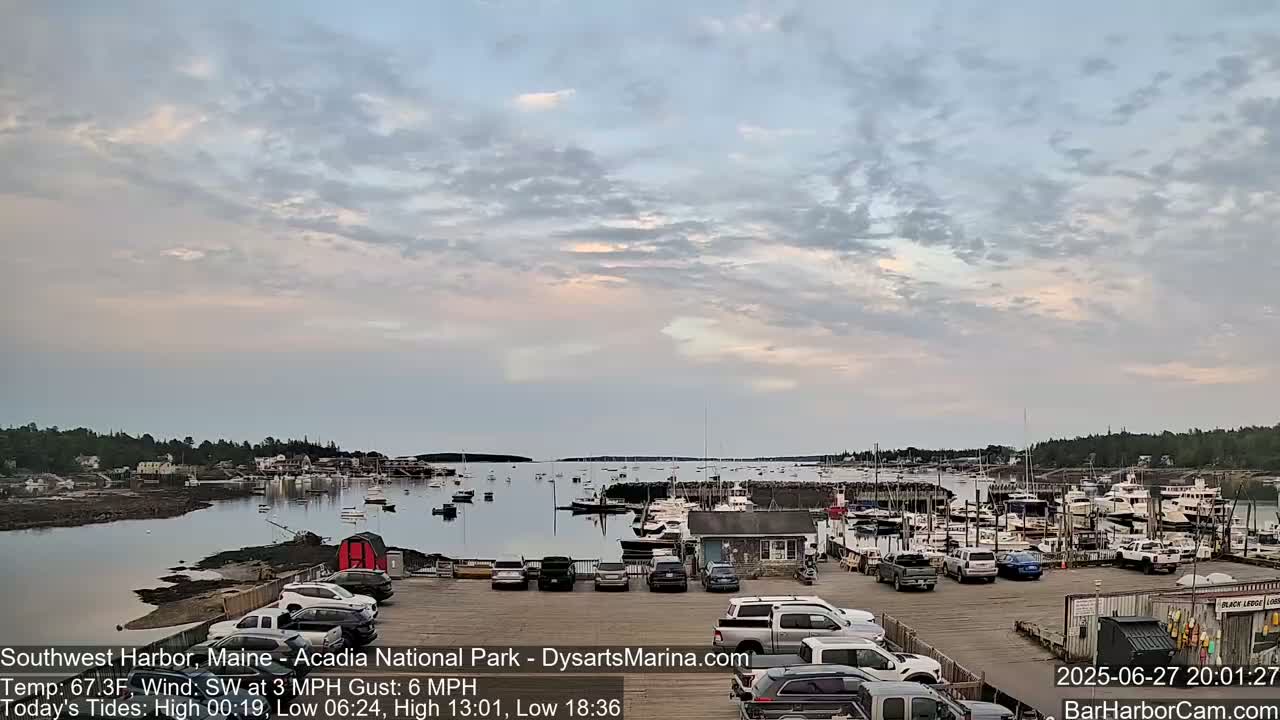 Acadia National Park, Southwest Harbor Live Cam - Maine, USA
