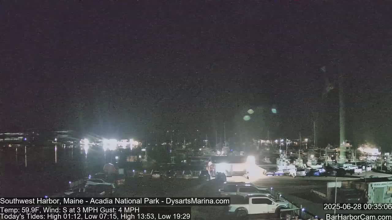 Acadia National Park, Southwest Harbor Live Cam - Maine, USA