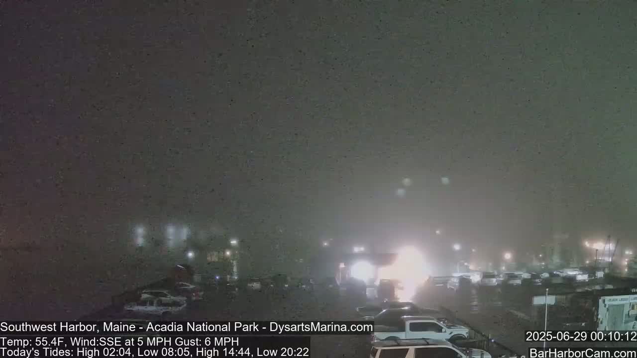 Acadia National Park, Southwest Harbor Live Cam - Maine, USA