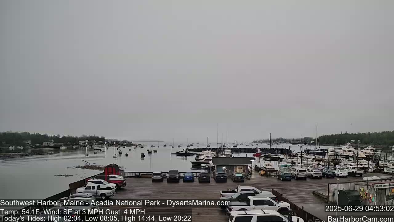 Acadia National Park, Southwest Harbor Live Cam - Maine, USA