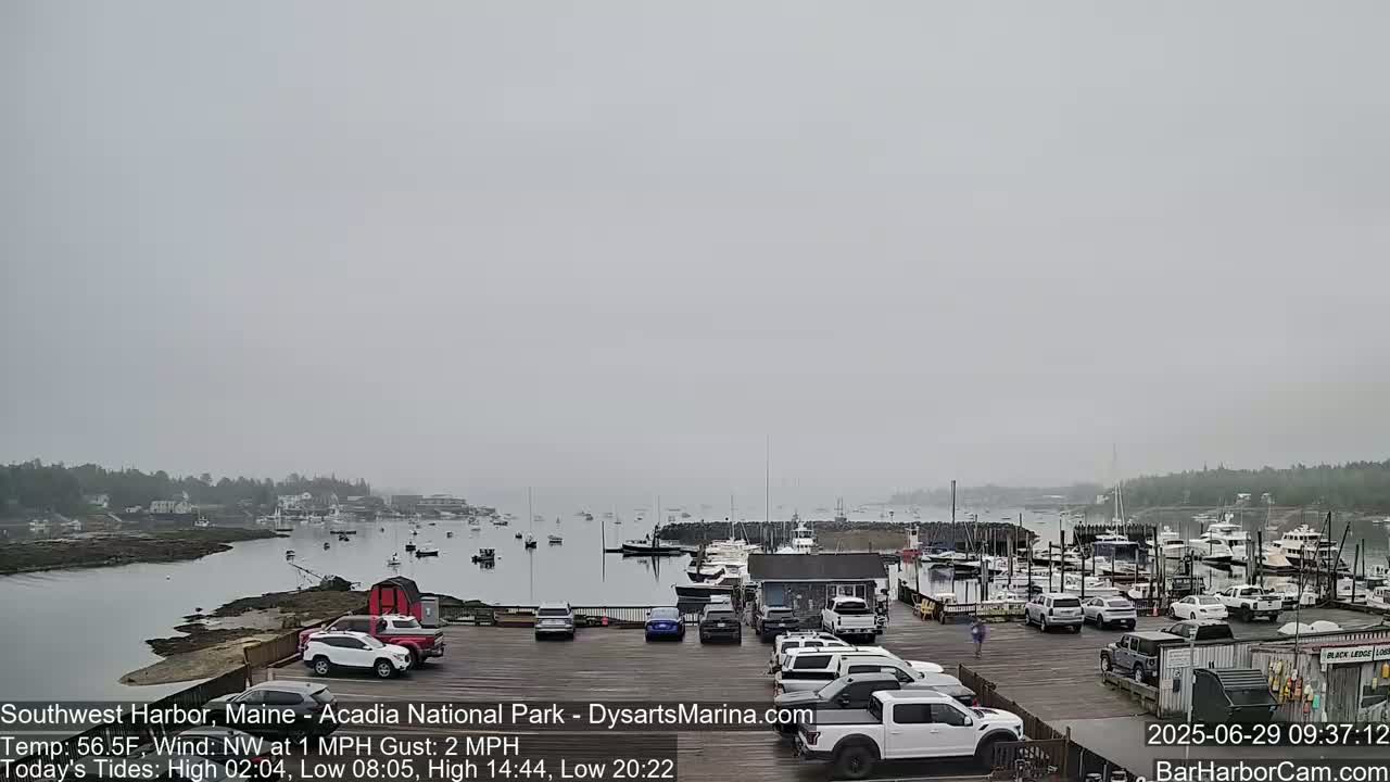 Acadia National Park, Southwest Harbor Live Cam - Maine, USA