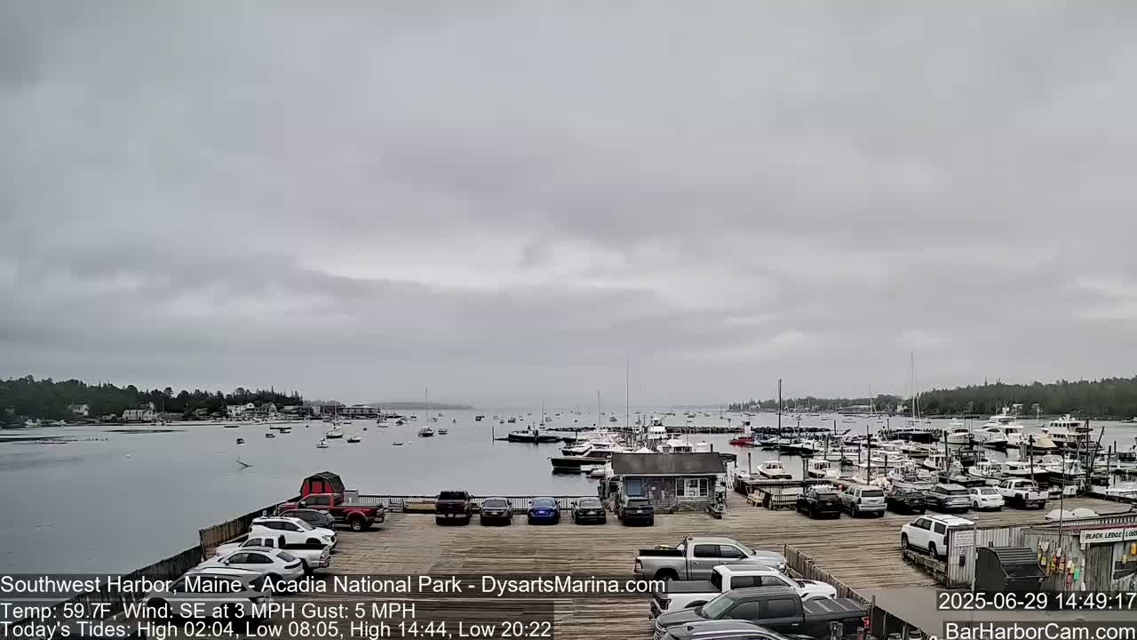 Acadia National Park, Southwest Harbor Live Cam - Maine, USA