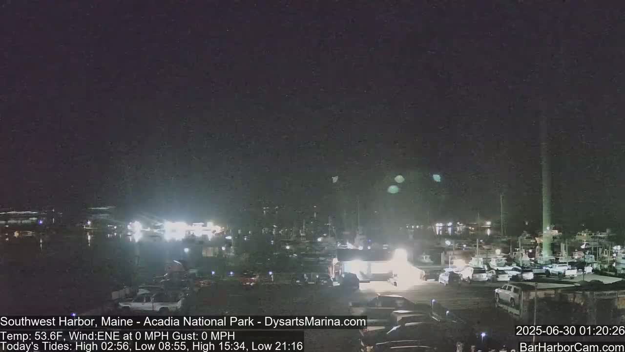 Acadia National Park, Southwest Harbor Live Cam - Maine, USA