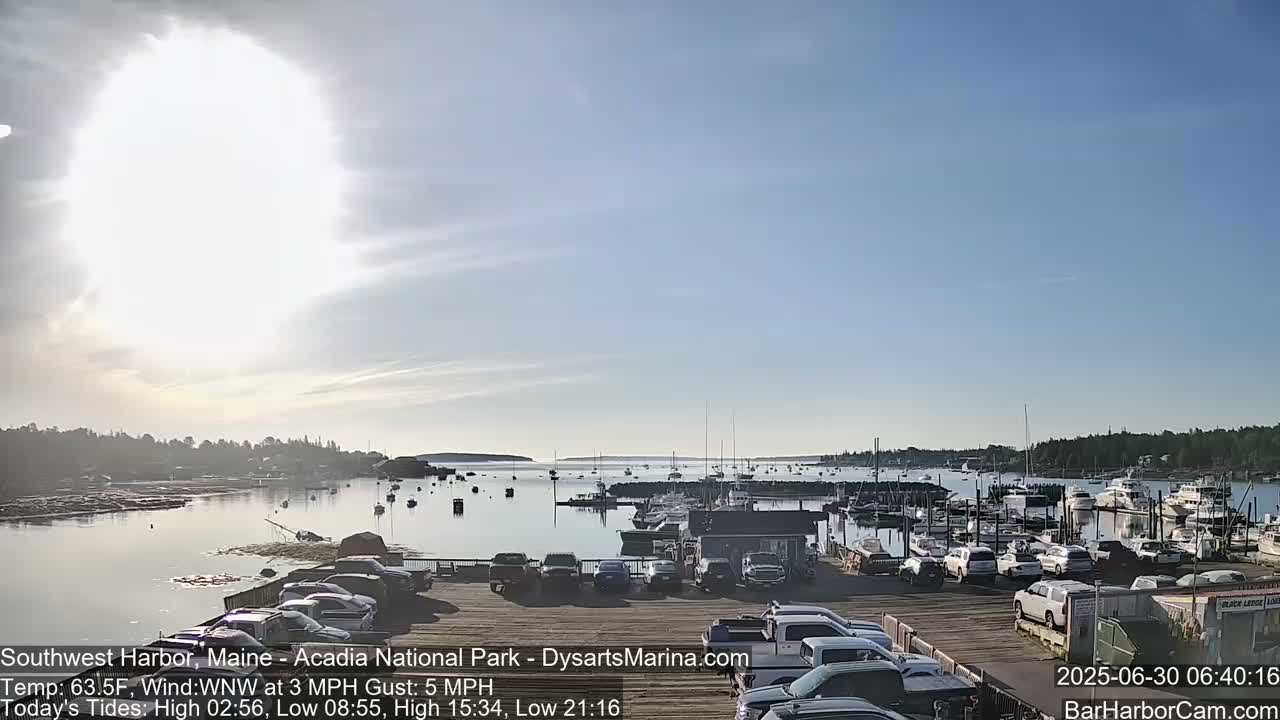 Acadia National Park, Southwest Harbor Live Cam - Maine, USA