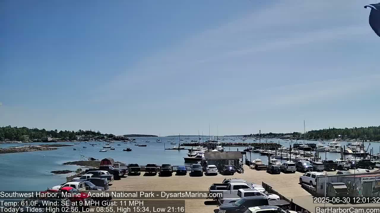 Acadia National Park, Southwest Harbor Live Cam - Maine, USA