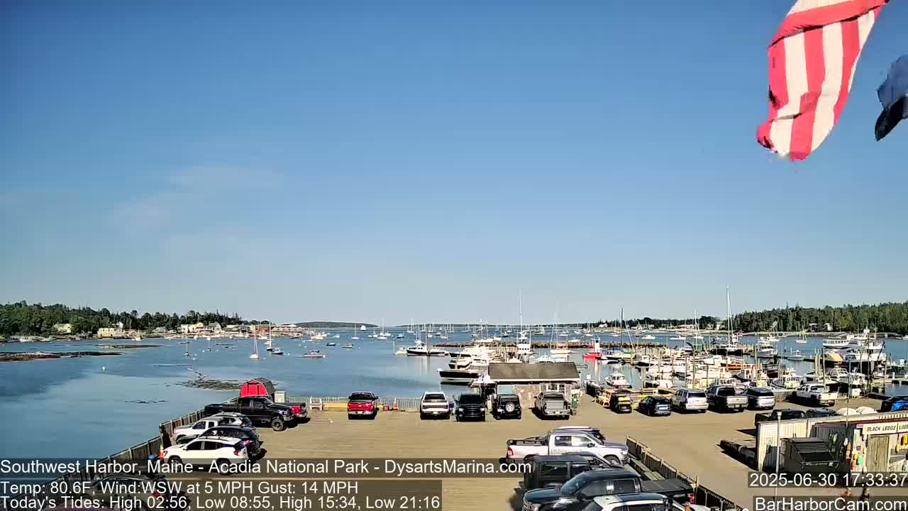 Acadia National Park, Southwest Harbor Live Cam - Maine, USA