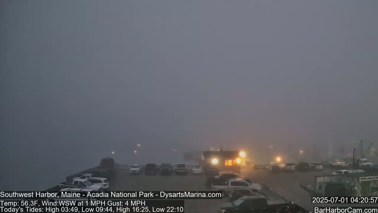 Acadia National Park, Southwest Harbor Live Cam - Maine, USA