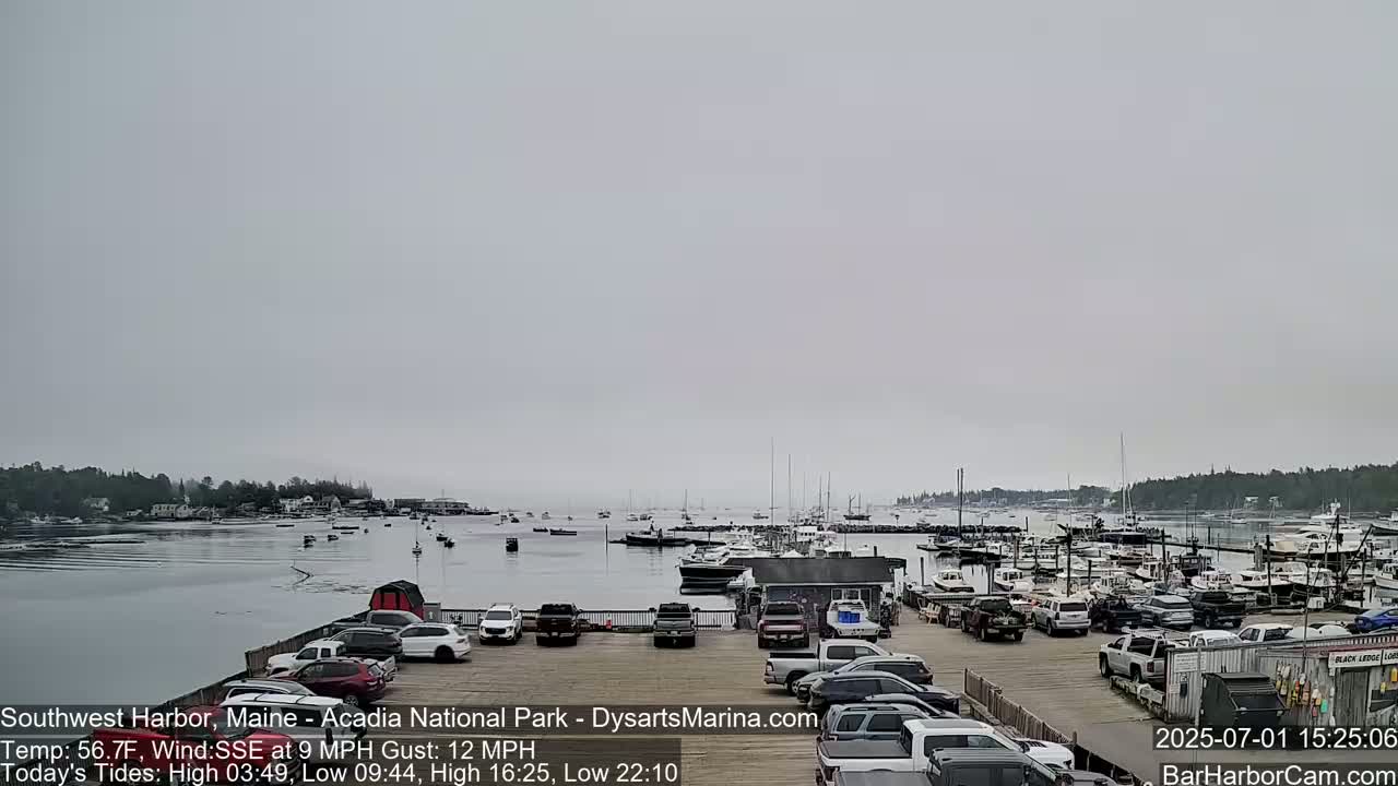 Acadia National Park, Southwest Harbor Live Cam - Maine, USA