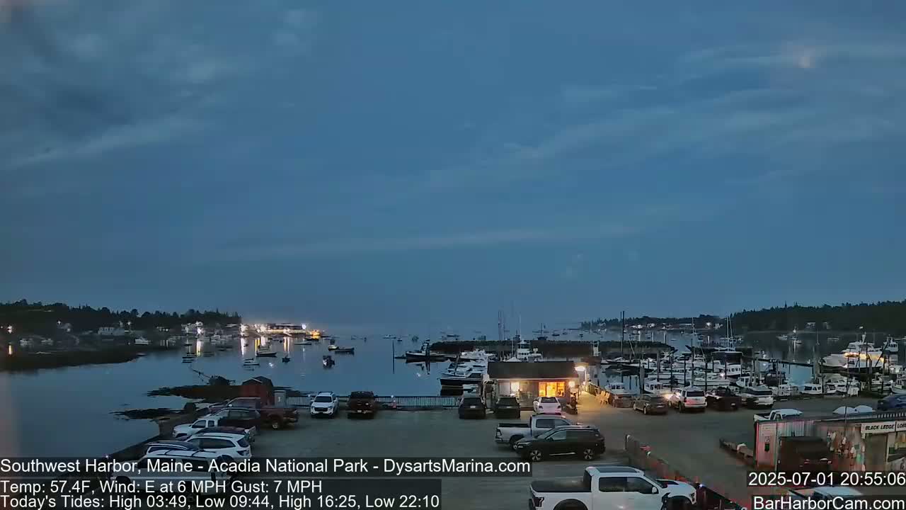 Acadia National Park, Southwest Harbor Live Cam - Maine, USA