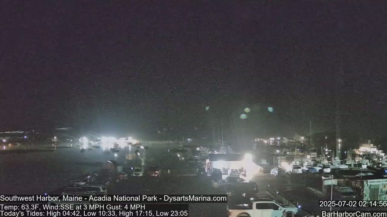 Acadia National Park, Southwest Harbor Live Cam - Maine, USA